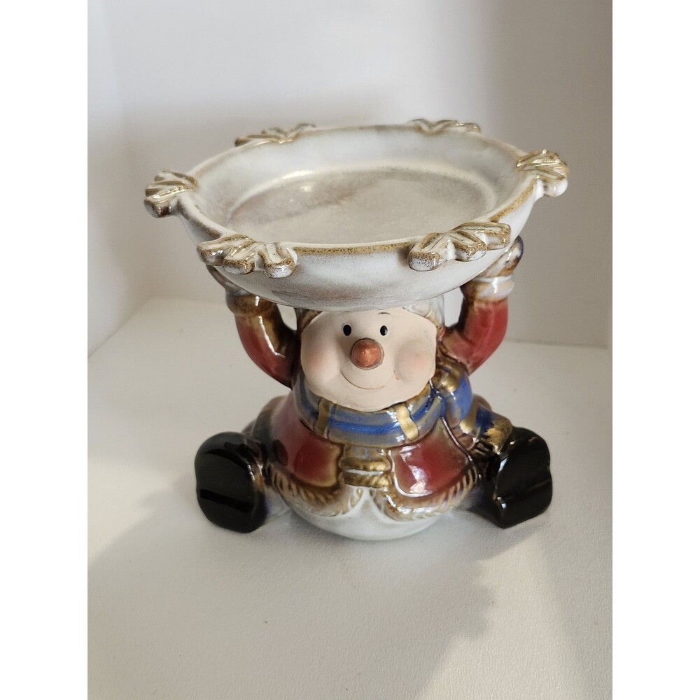 Snowman Candle Holder